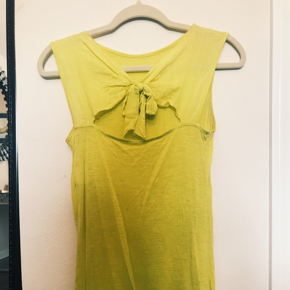 Yellow tank top